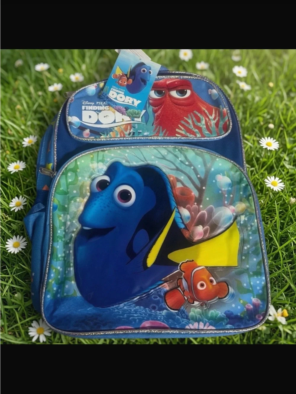 Disney Finding Dory Blue and Yellow Kids Backpack